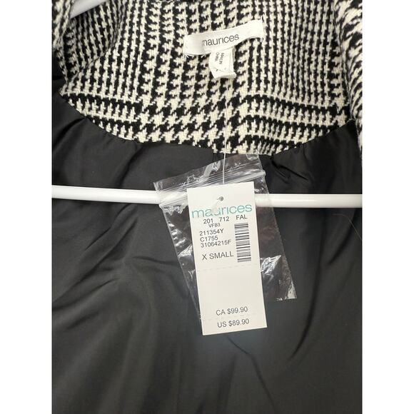 Houndstooth Dress Coat - XS - NWT - Picture 5 of 5